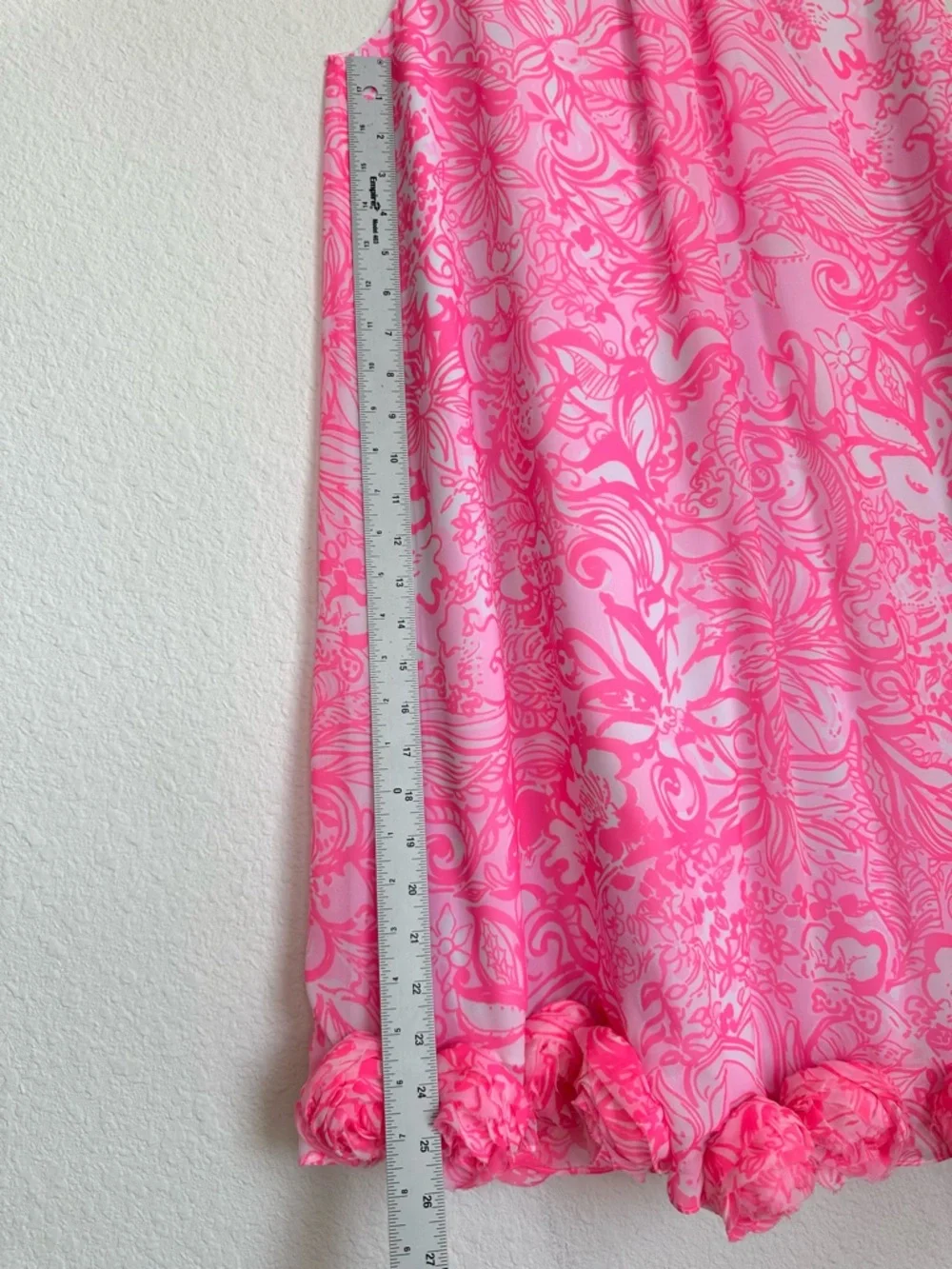 Lilly Pulitzer Linda Dress Pink Tropics Tint Bunny Hop Roses Tunic Small NWOT - Picture 7 of 14